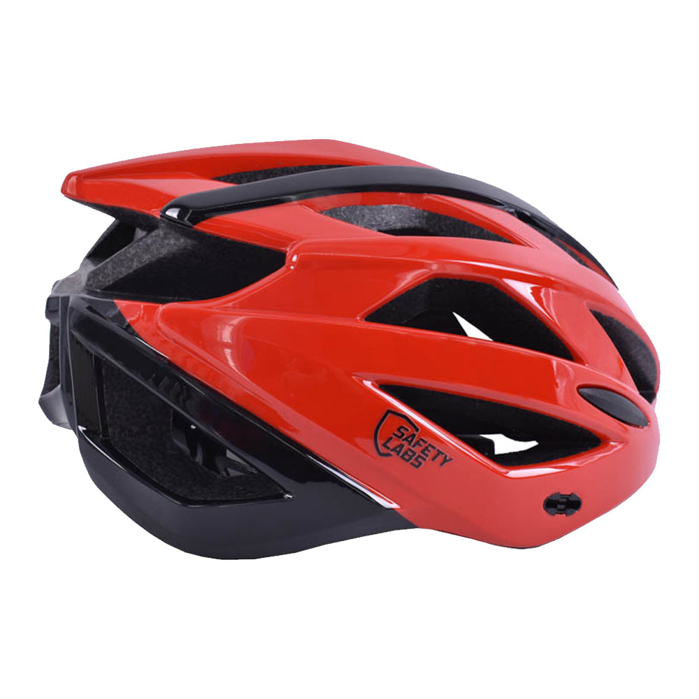 Safety Labs Juno Road Cycling Helmet (Red/Black) – Safety Labs premium cycling Helmets in India from Cobbled Climbs
