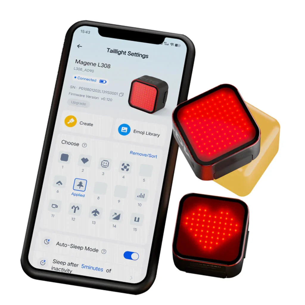 L308 Expression Rear Light - Magene - Cobbled Climbs