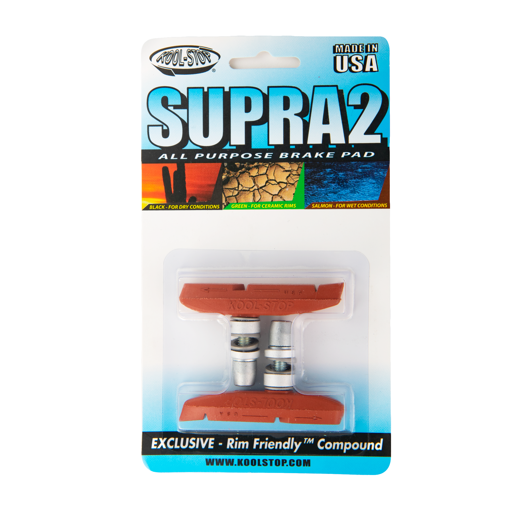 Supra 2 Threaded Brake Pads | KOOLSTOP | Cobbled Climbs – view 11