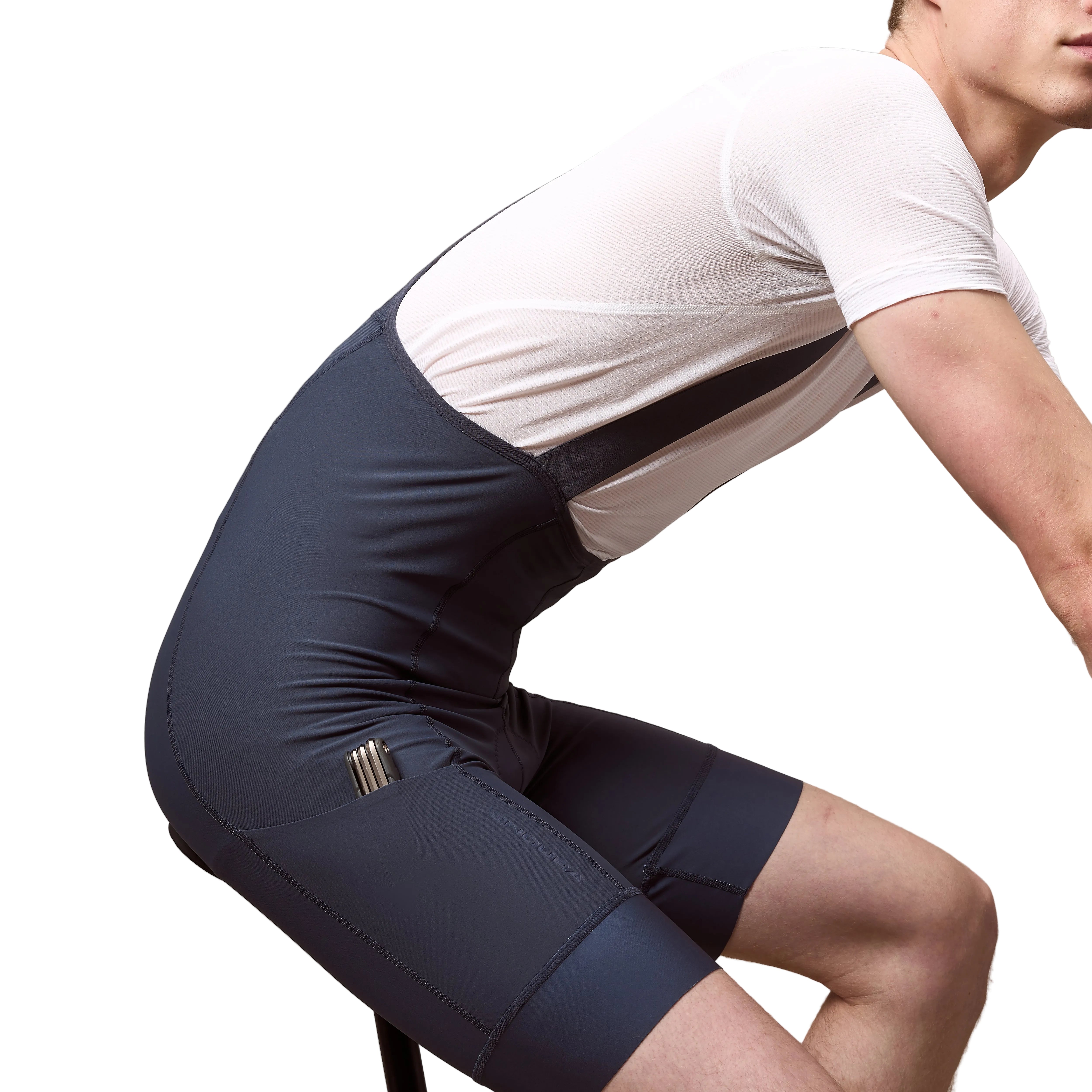 Men's Loop Bib Shorts - Carbon Grey