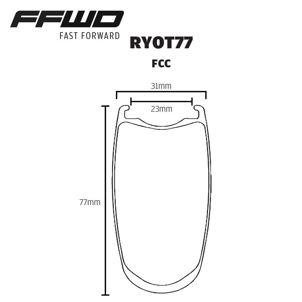FFWD 77 DISC BRAKE WHEELSET