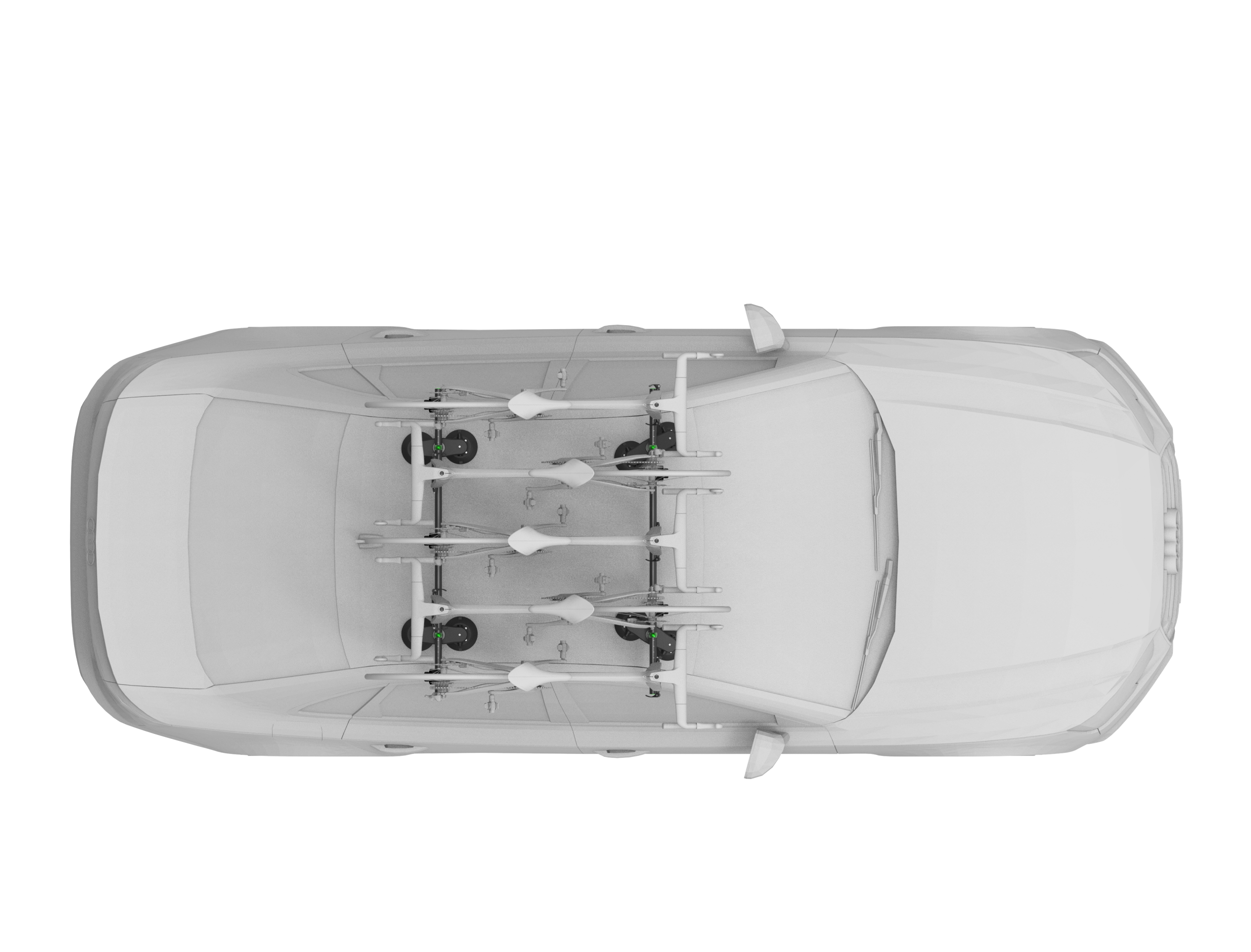 ROUNDBAR BIKE RACK (5 ROAD/GRAVEL BIKES)