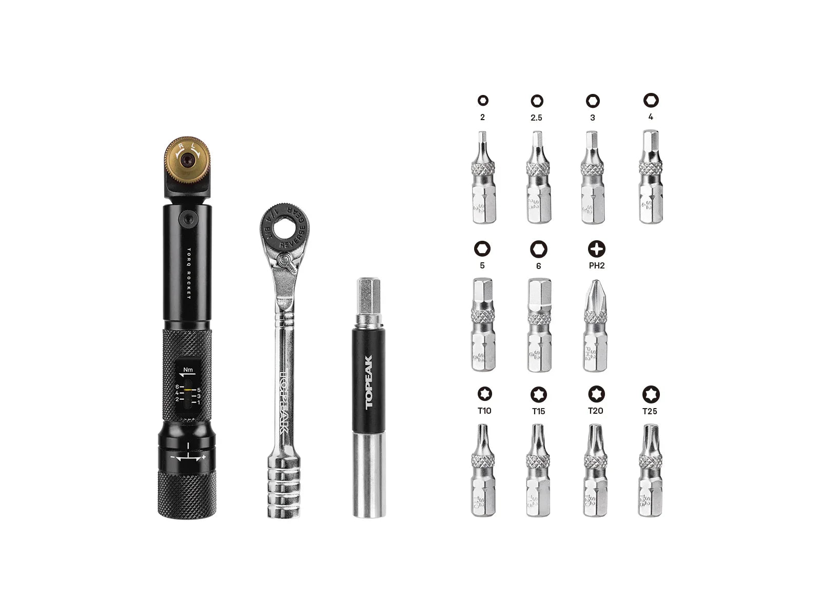 TORQ ROCKET MINI DX 1-6NM TORQUE WRENCH - Topeak - Cobbled Climbs