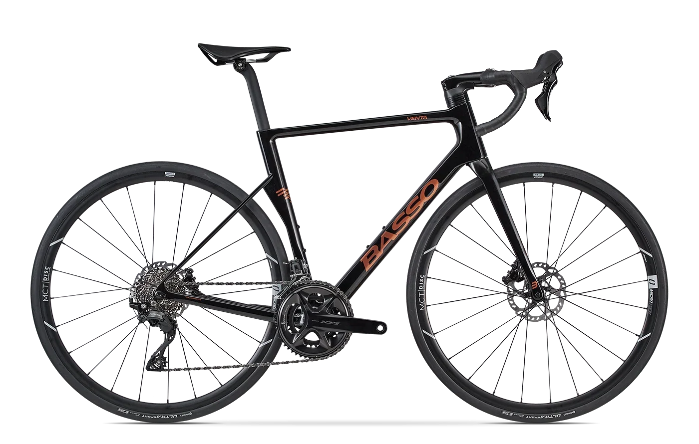 VENTA R 105 12S DISC BRAKE ROAD BIKE - Basso - Cobbled Climbs