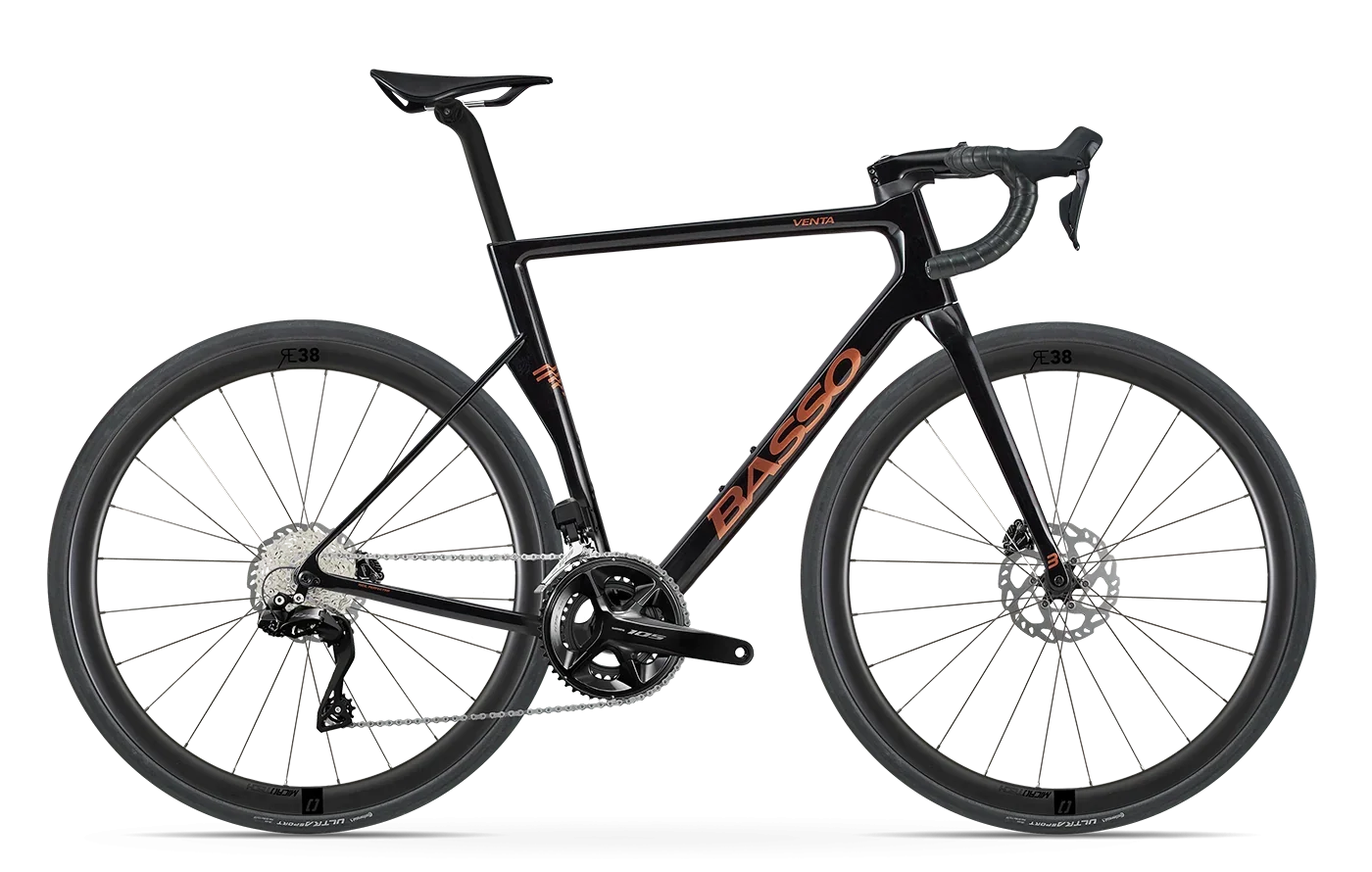 VENTA R 105 DI2 12S DISC BRAKE ROAD BIKE - Basso - Cobbled Climbs