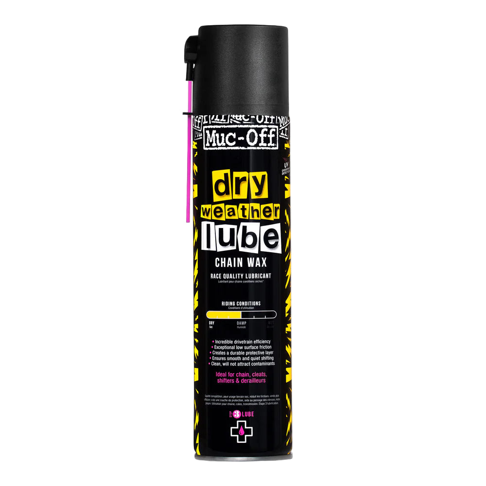 DRY LUBE AEROSOL SPRAY – Muc-Off premium cycling Lubes & Cleaners in India from Cobbled Climbs