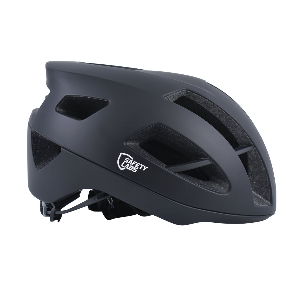 Safety Labs X-Eros Road Cycling Helmet (Matte Black) – Safety Labs premium cycling Helmets in India from Cobbled Climbs