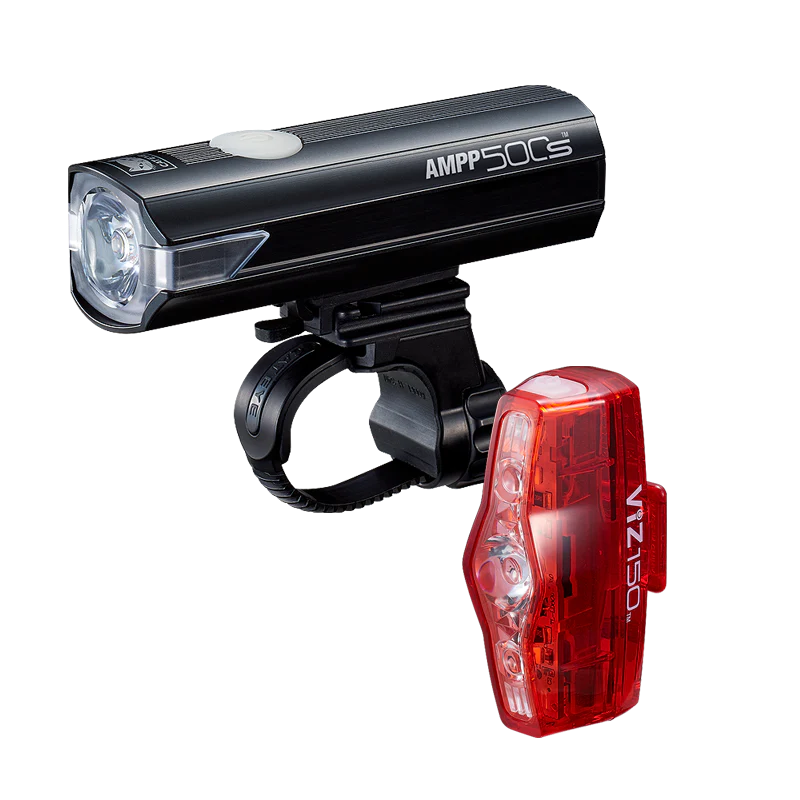AMPP500S & ViZ150 COMBO LIGHT – Cateye premium cycling Combo Lights in India from Cobbled Climbs