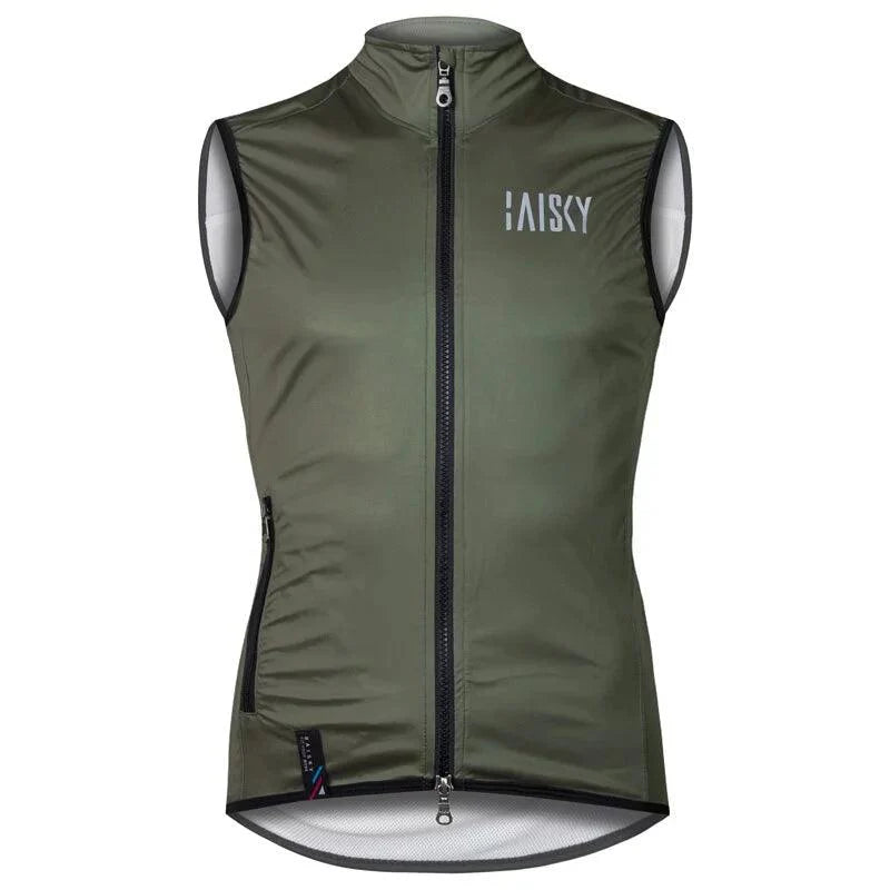 Baisky Double zipper Men Wind Vest (Army Green) - BUMSONTHESADDLE