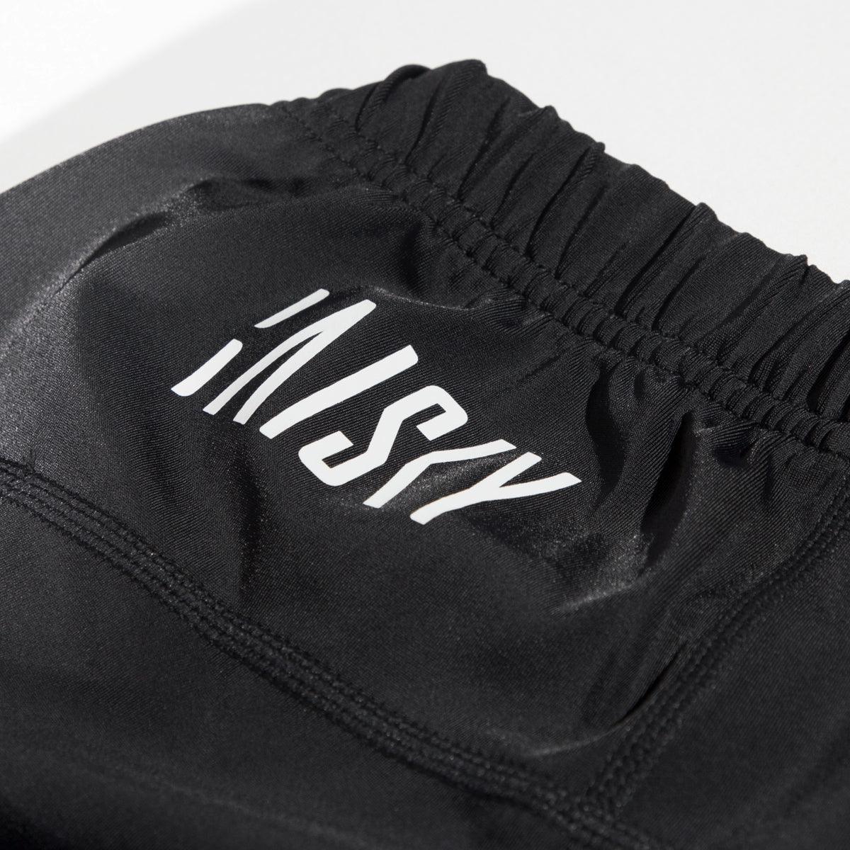 Baisky Endurance Cropped Men Cycling Tights (Windblown Black) - BUMSONTHESADDLE