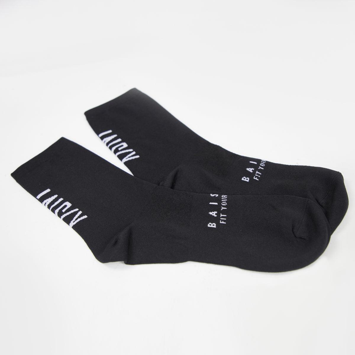 Baisky Mens Sport Socks (Purity Black) - BUMSONTHESADDLE