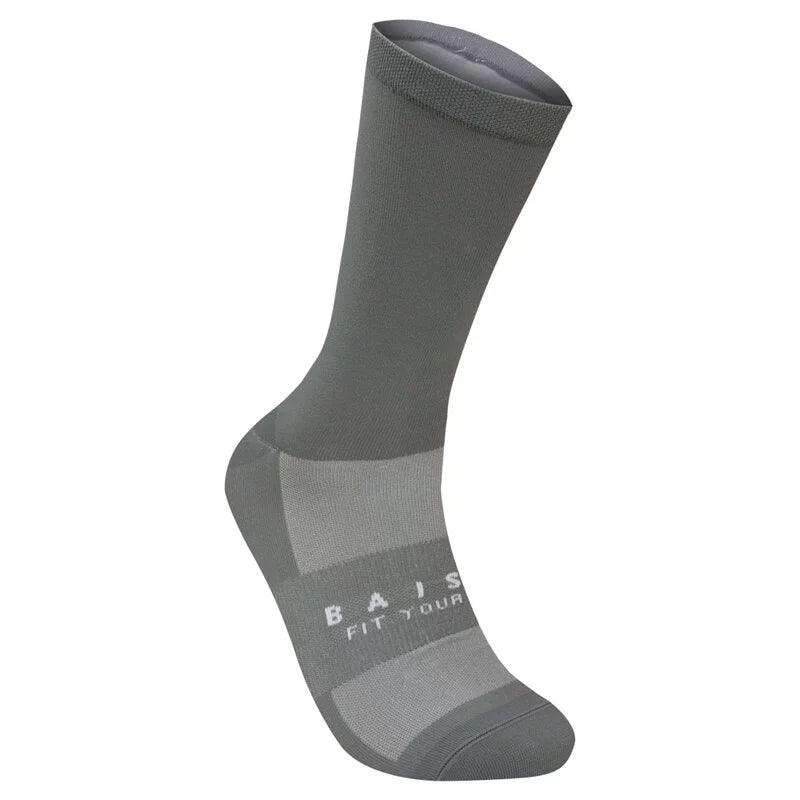 Baisky Mens Sport Socks (Purity Grey) - BUMSONTHESADDLE