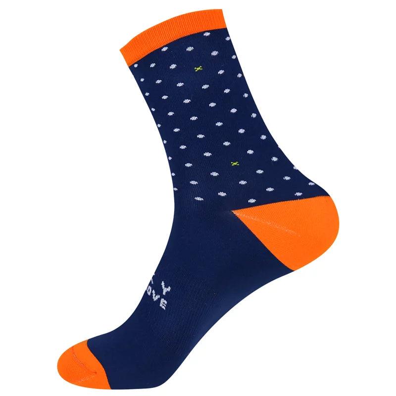 Baisky Mens Sport Socks (Star Blue) - BUMSONTHESADDLE