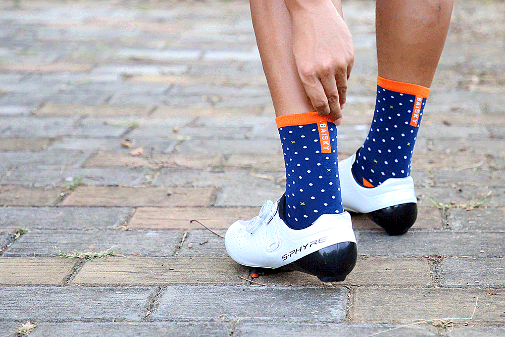 Baisky Mens Sport Socks (Star Blue) - BUMSONTHESADDLE