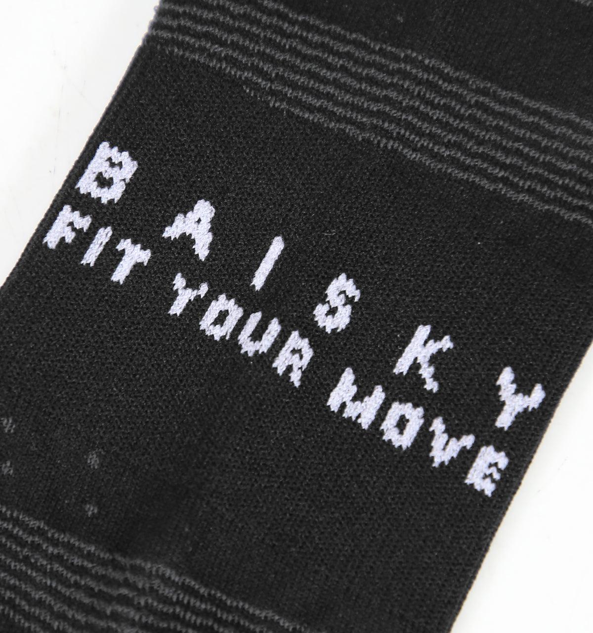 Baisky Mens Sport Socks (Windrider Black) - BUMSONTHESADDLE