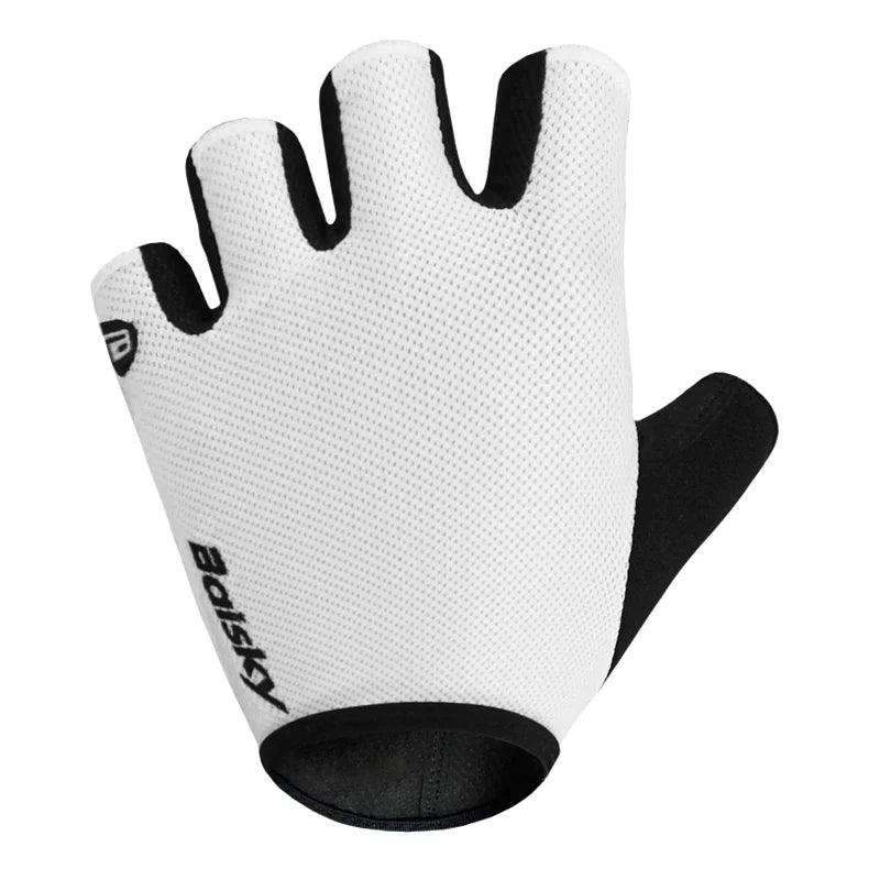 Baisky TRHF299 Cycling Gloves (Back/White) - BUMSONTHESADDLE