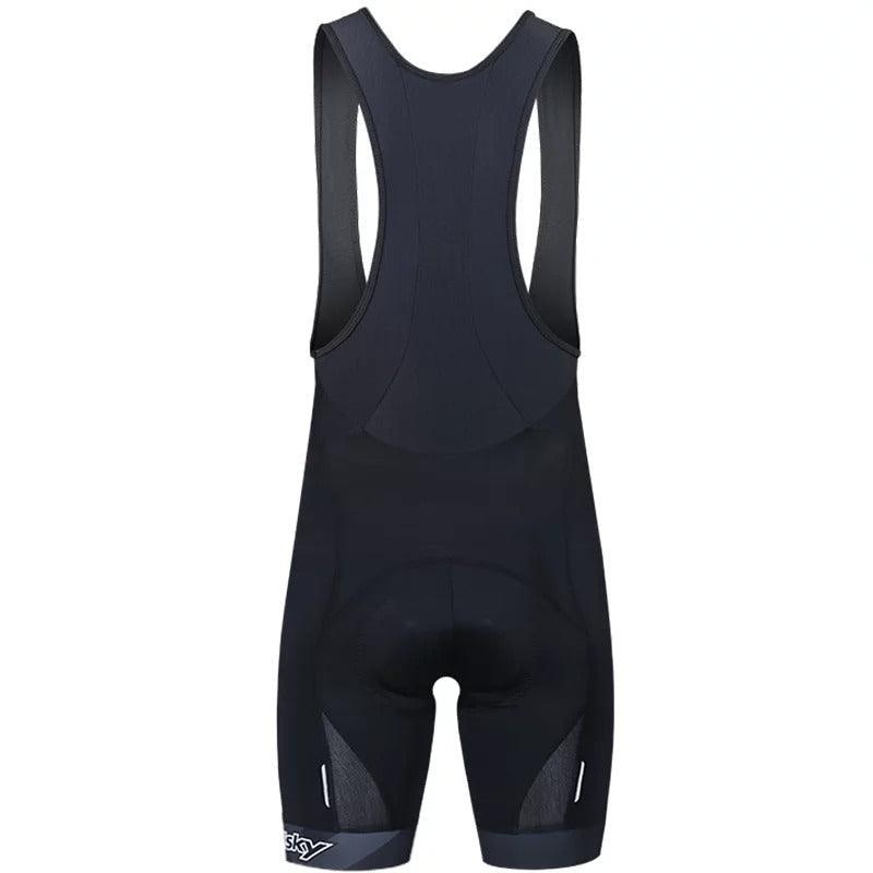 Baisky TRMS700 Mens Cycling Bibshorts (Dark Knight Black) - BUMSONTHESADDLE