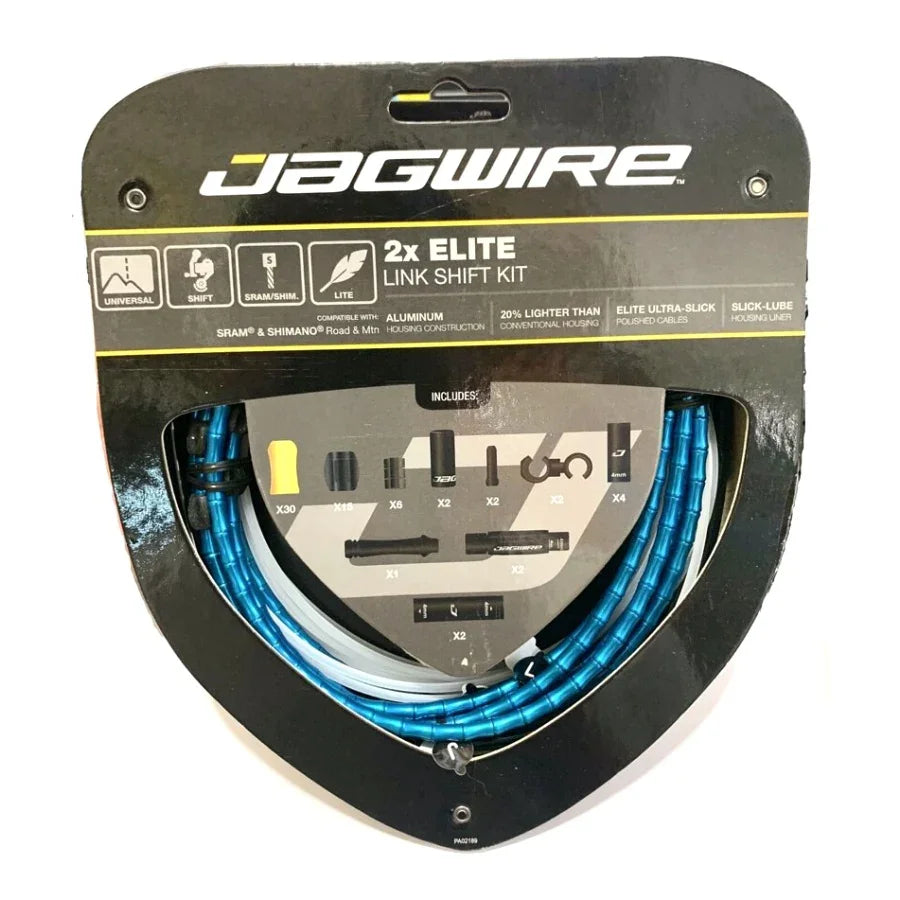 2X ELITE LINK SHIFT DERAILLEUR CABLE KIT - Jagwire - Cobbled Climbs