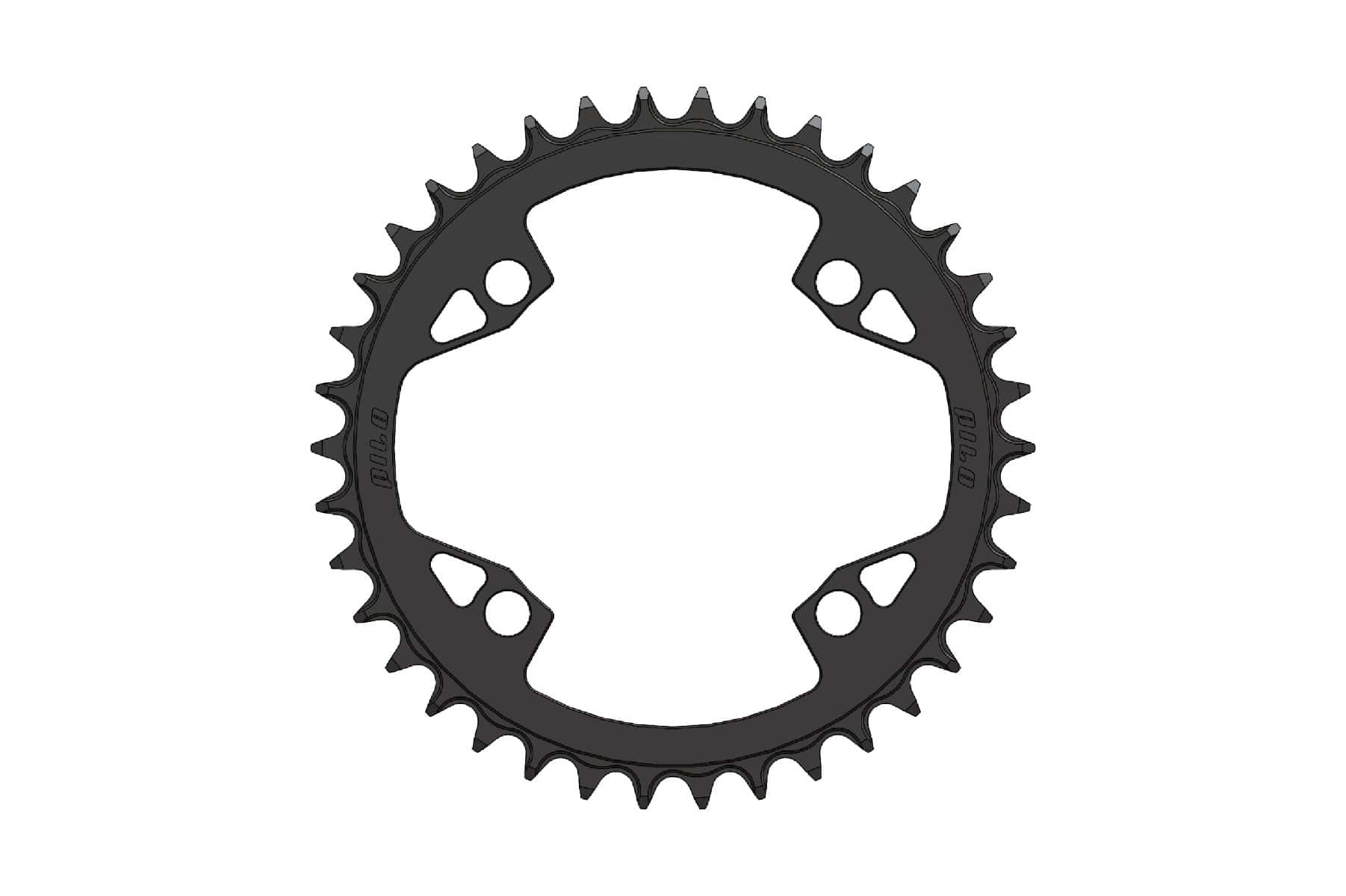 38T Narrow Wide Chainring For 104BCD Hyperglide+ Compatible
