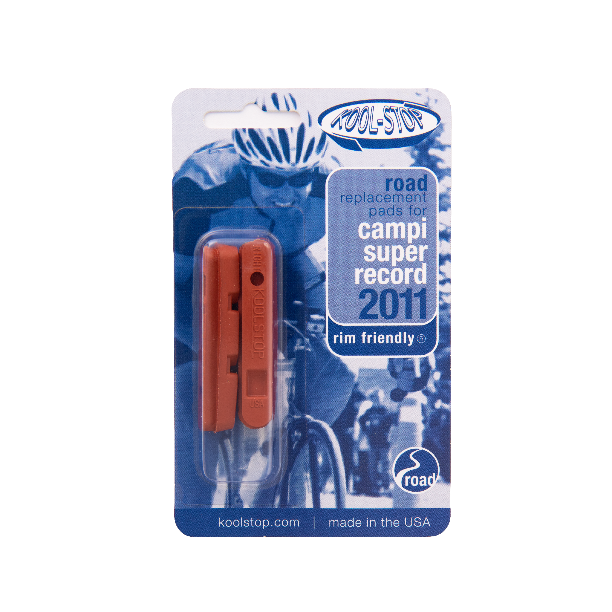 Campagnolo SR Super Record 2011 Insert Replacement Pads | KOOLSTOP | Cobbled Climbs – view 6