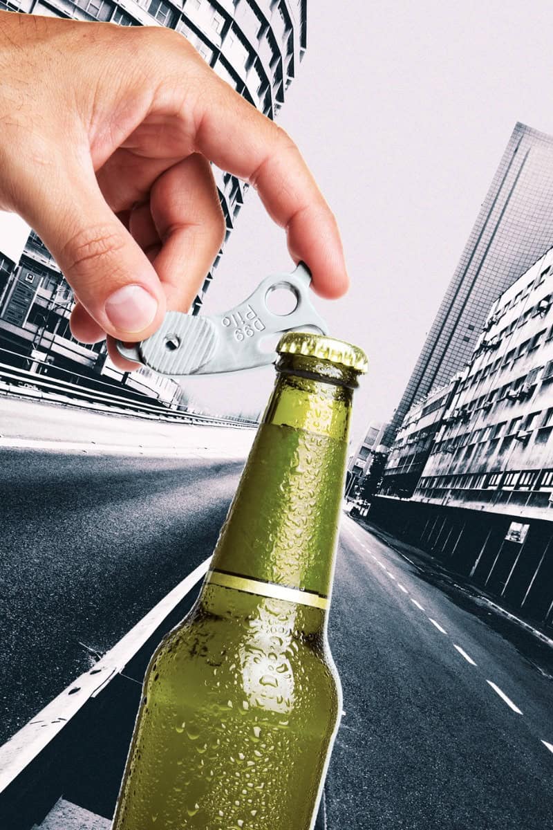Beer Opener And Universal Derailleur Hanger For 10mm QR Axle