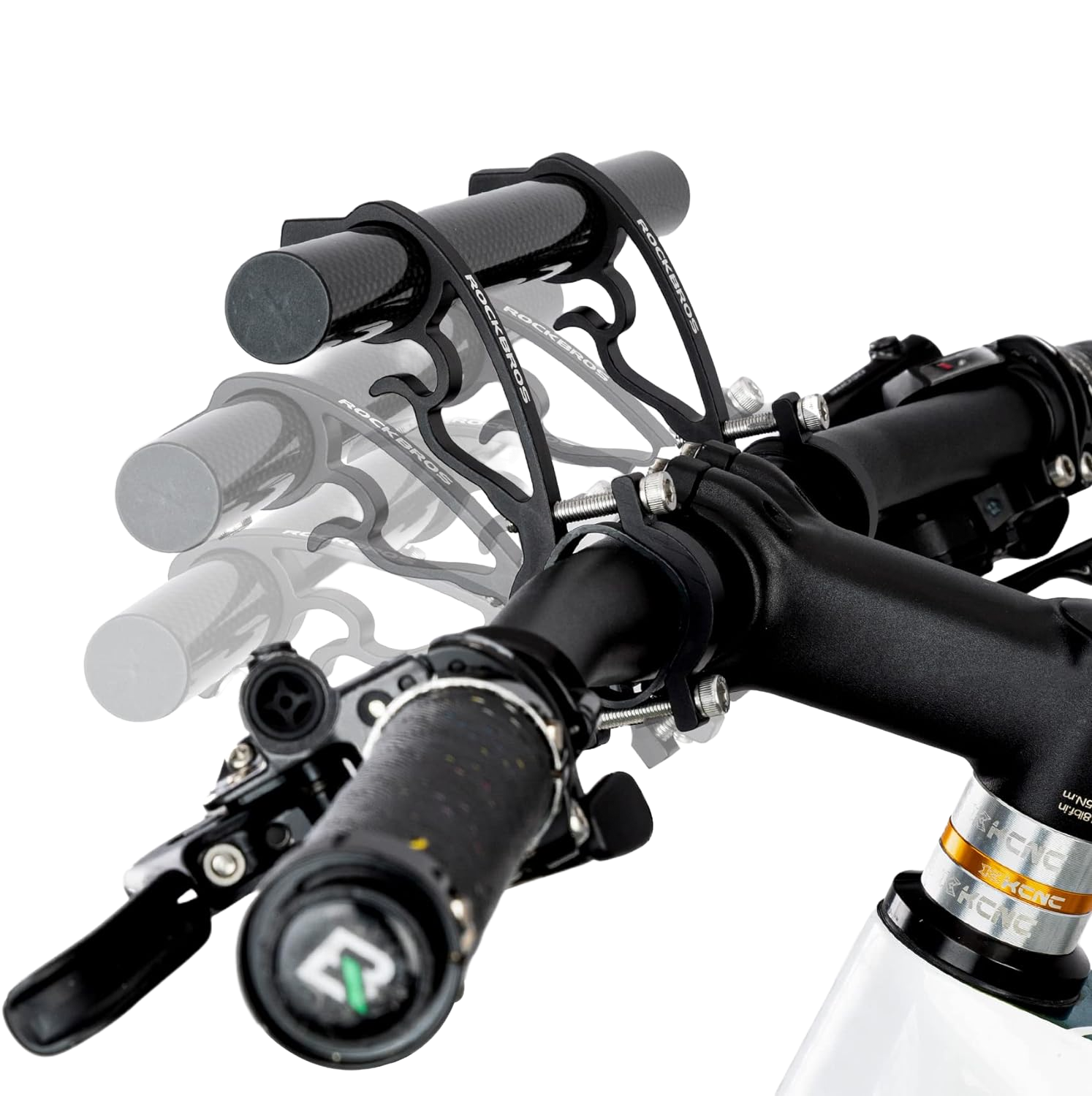 Bike Handlebar Double Clamp Extender