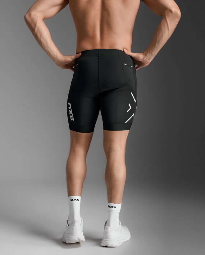 Core Tri 8 Inch Shorts | 2XU | Cobbled Climbs – view 3