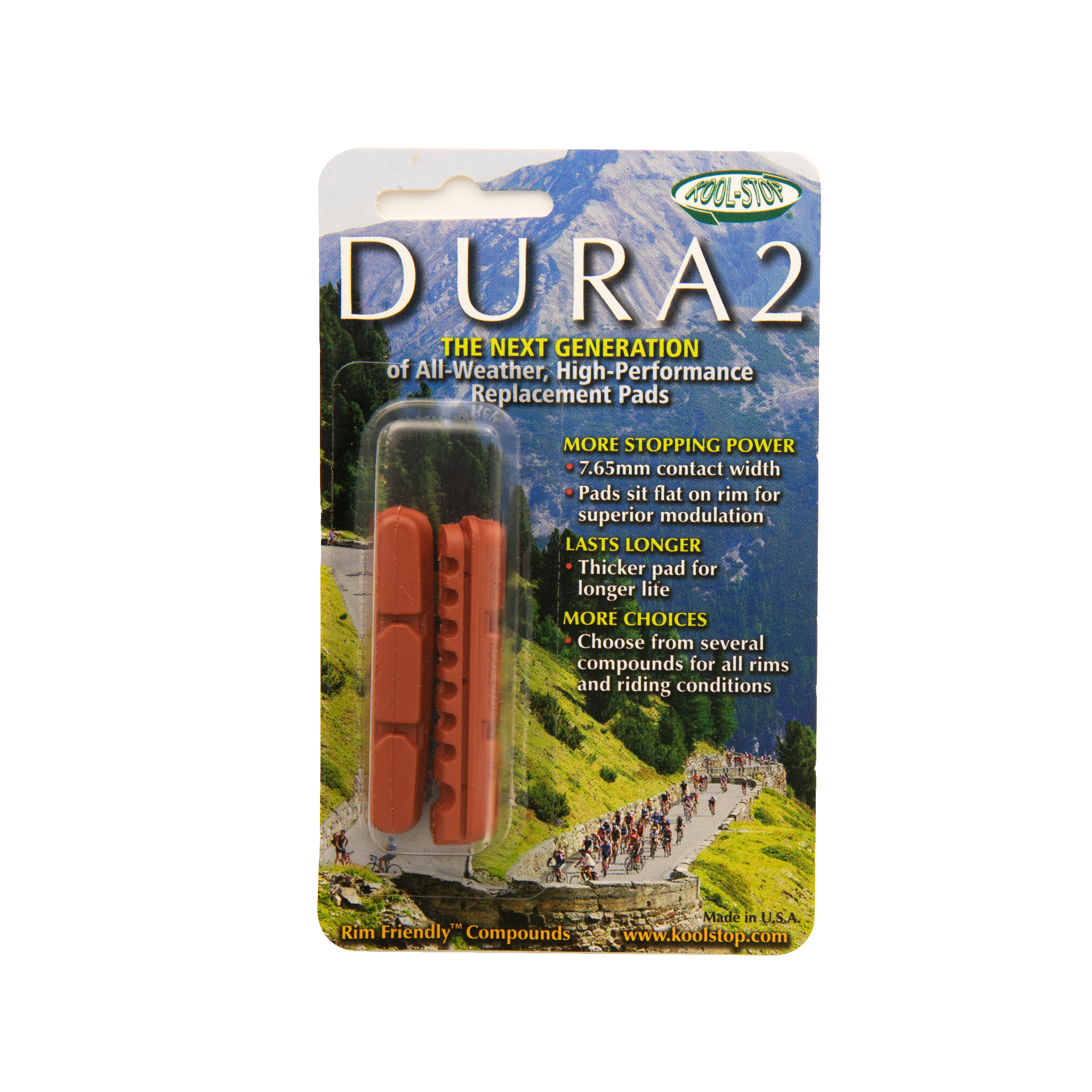 Dura 2 Insert Replacement Pads | KOOLSTOP | Cobbled Climbs – view 15