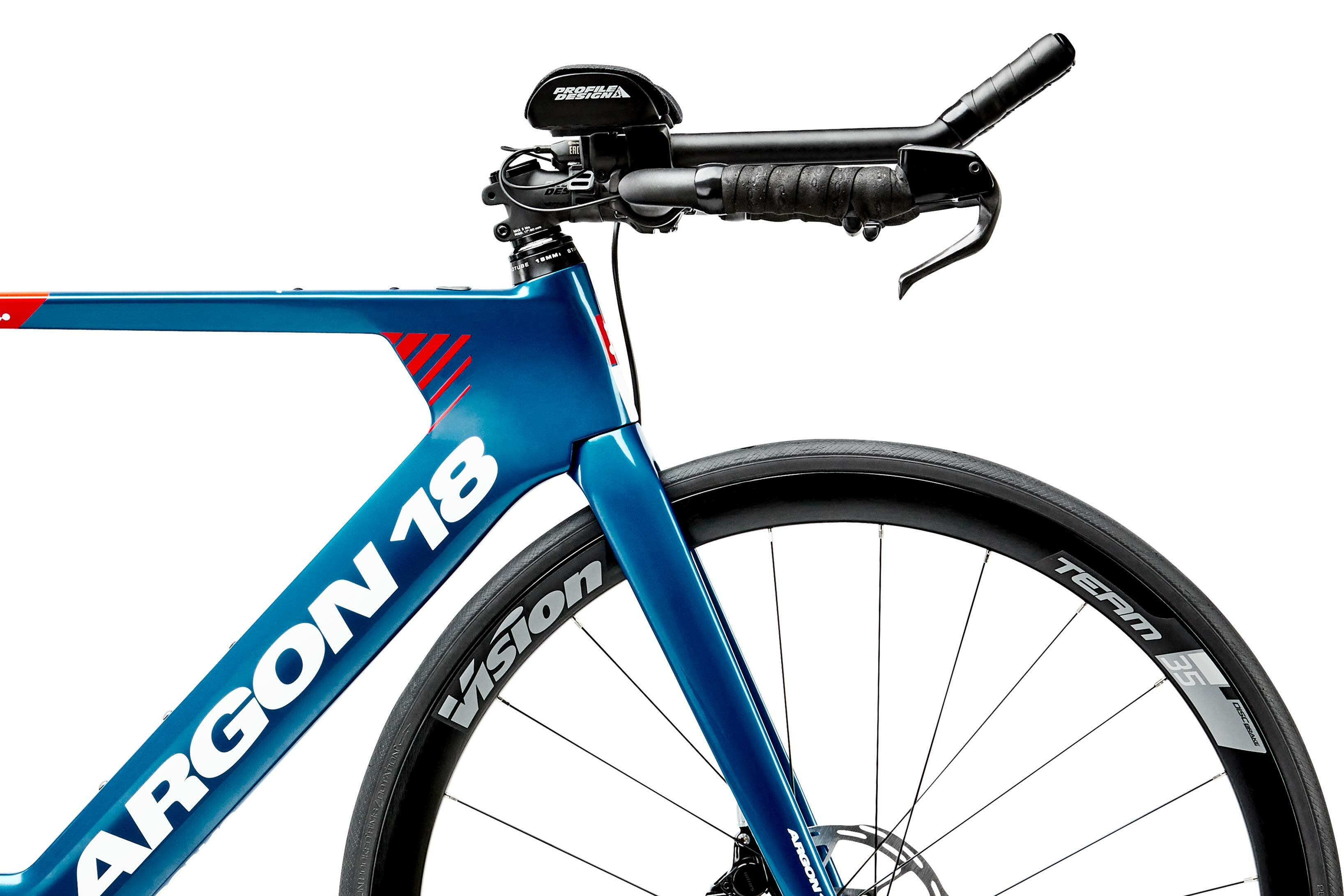 E-117 Ultegra DI2 Tri Disc Bike | Argon 18 | Cobbled Climbs – view 3