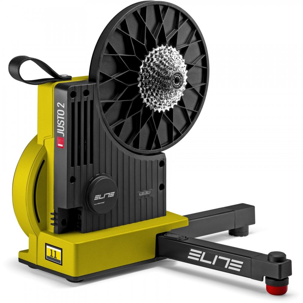 Justo 2 Limited Edition Electromagnetic Direct Drive Smart Trainer - Elite - Cobbled Climbs
