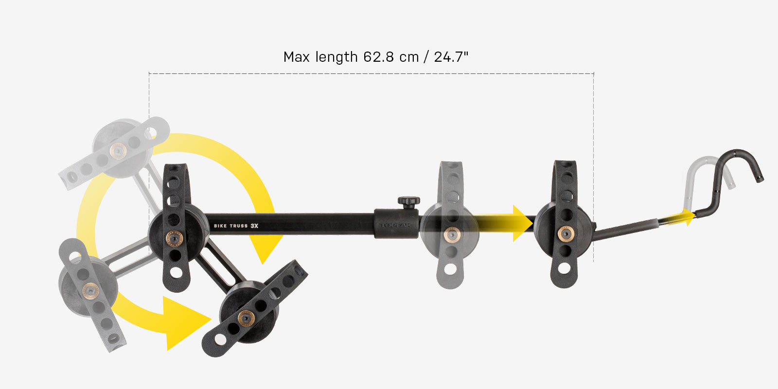 Bike Truss 3X Clamp – Topeak premium cycling Work Stands in India from Cobbled Climbs