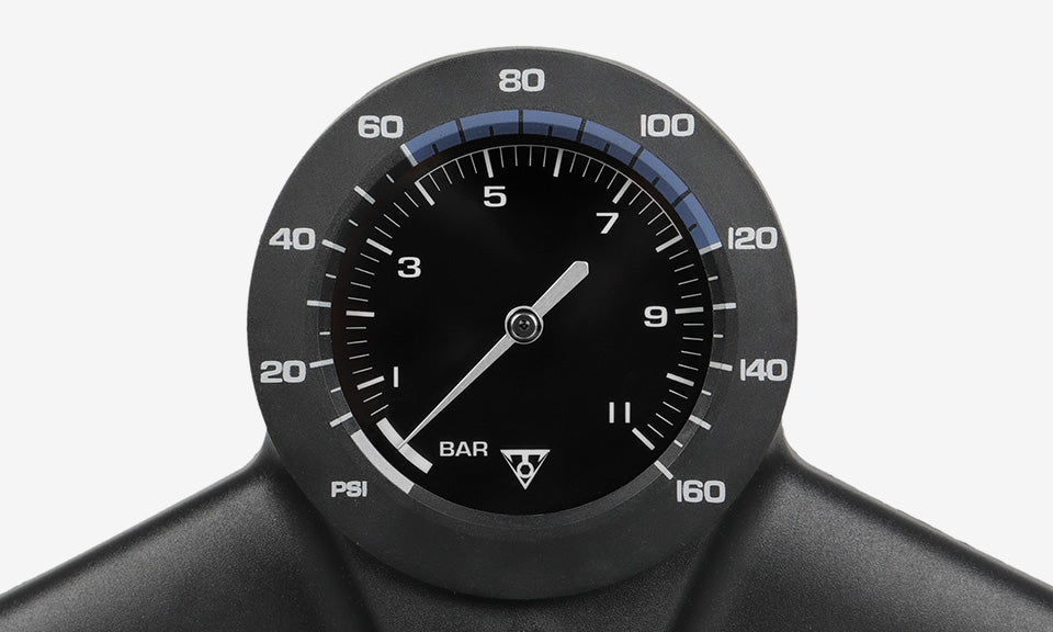 JoeBlow Roadie EX Floor Pump – Topeak premium cycling Floor Pumps in India from Cobbled Climbs