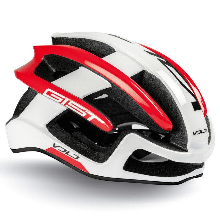 Gist Volo Road Cycling Helmet (Red/White) – Gist premium cycling Helmets in India from Cobbled Climbs