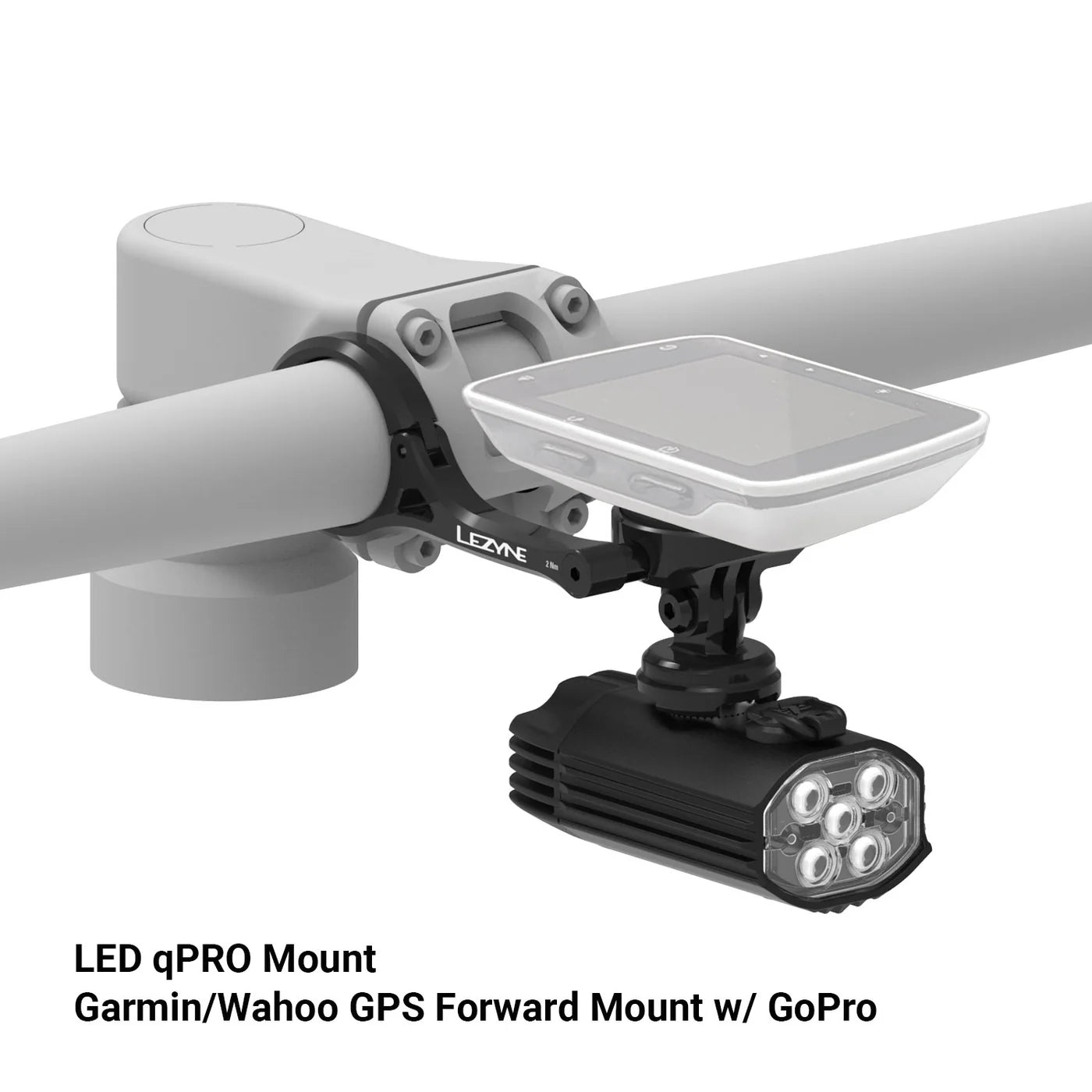 LED QPRO MOUNT – Lezyne premium cycling Mounting Kits in India from Cobbled Climbs