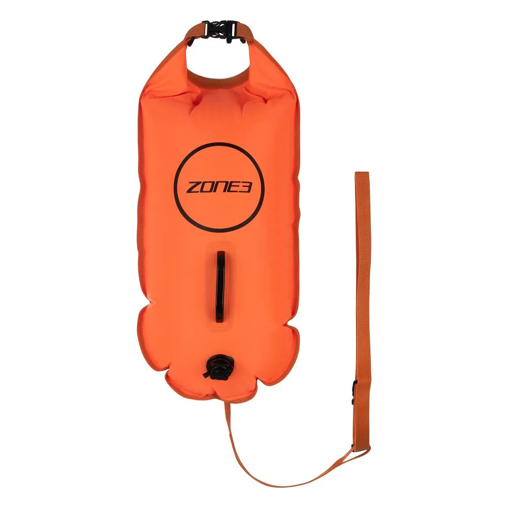 Swim Safety Buoy/Dry Bag (Hi-Vis-Orange) – Zone 3 premium cycling Safety Bouy in India from Cobbled Climbs