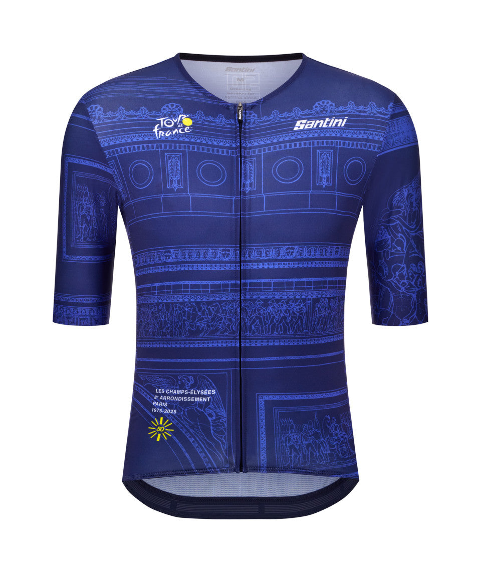 TDF ARRIVEE ARC DE TRIOMPHE JERSEY – Santini premium cycling Jerseys in India from Cobbled Climbs