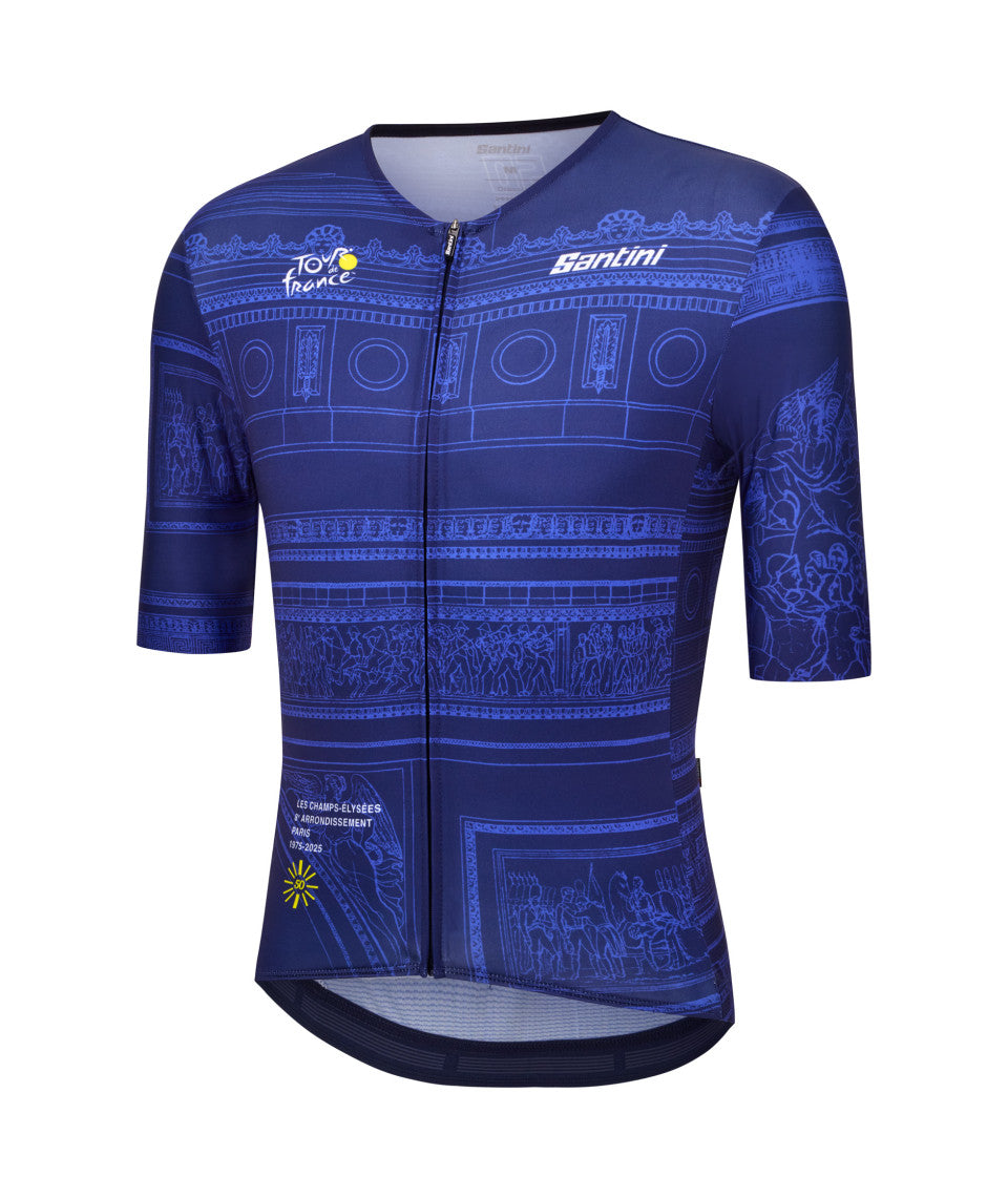 TDF ARRIVEE ARC DE TRIOMPHE JERSEY – Santini premium cycling Jerseys in India from Cobbled Climbs