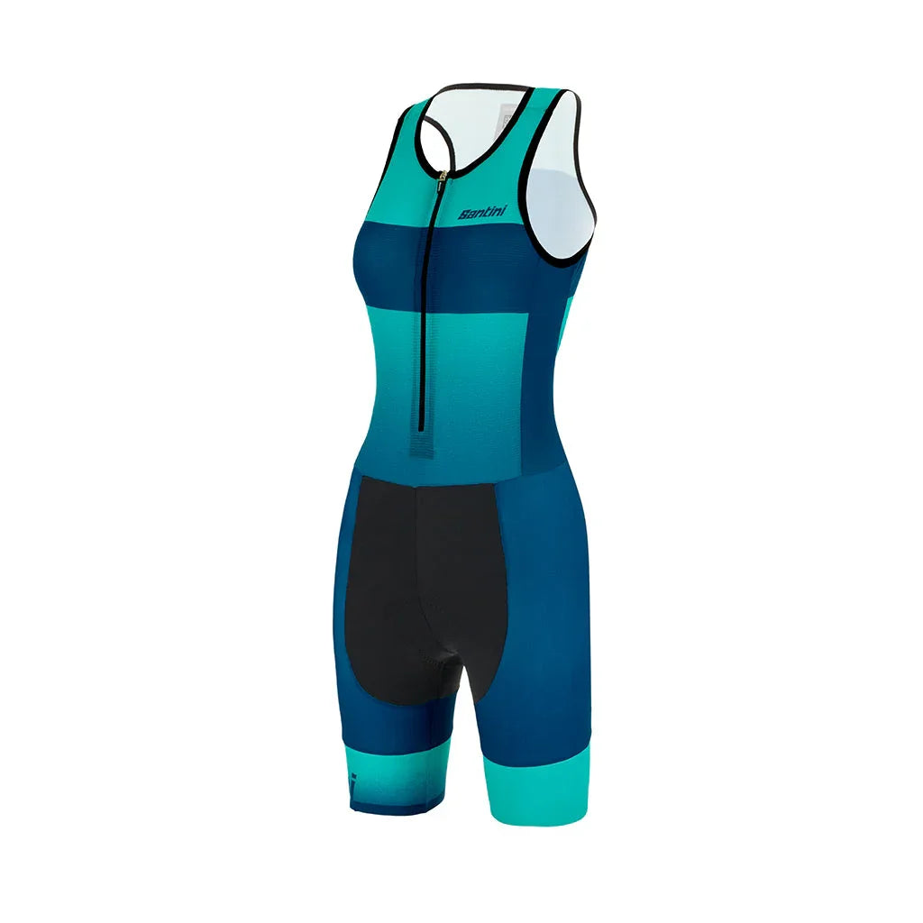 FEROX SLEEVELESS WOMEN TRISUIT - Santini - Cobbled Climbs