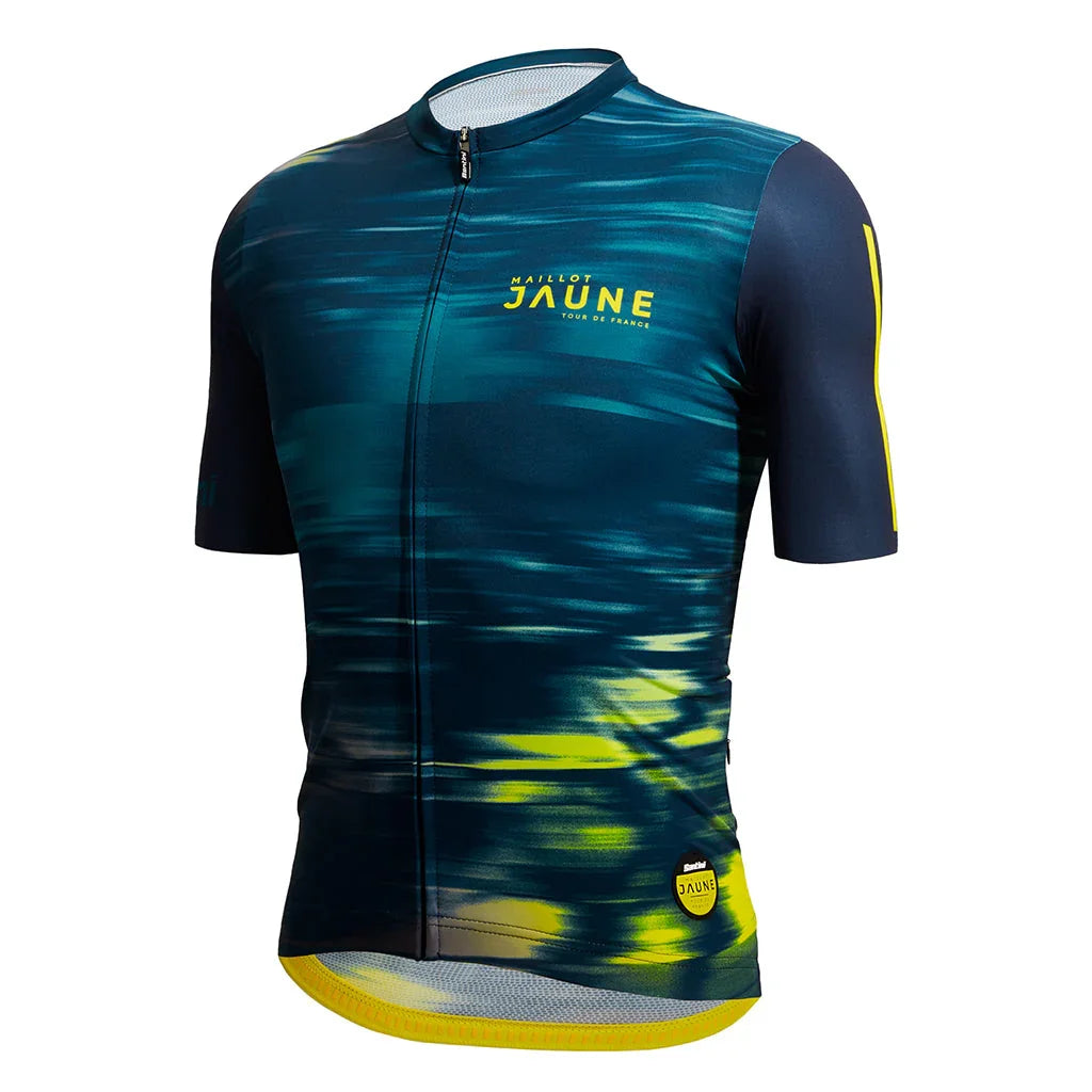LE MAILLOT JAUNE ESPIRIT MENS CYCLING JERSEY - Santini - Cobbled Climbs