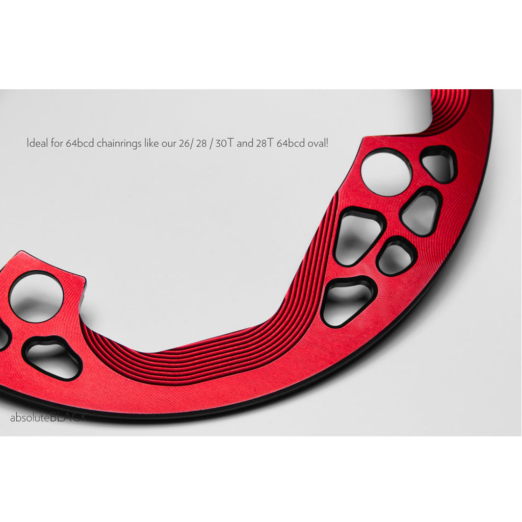 BASH RING 104 BCD (26-32T) – Absolute Black premium cycling Chainrings in India from Cobbled Climbs