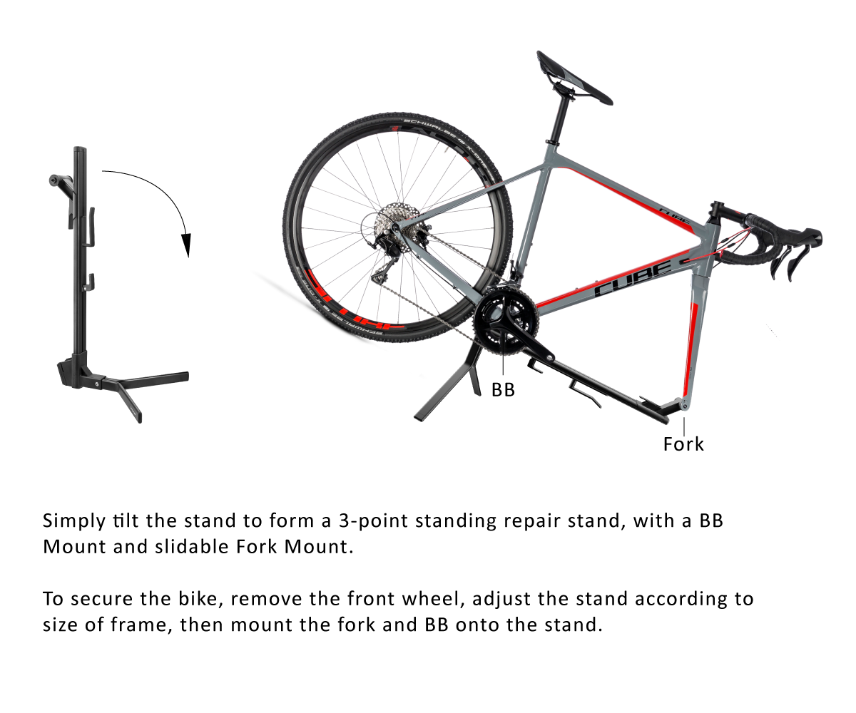 FEEXSTAND BIKE STORAGE STAND – Birzman premium cycling Display Stands in India from Cobbled Climbs
