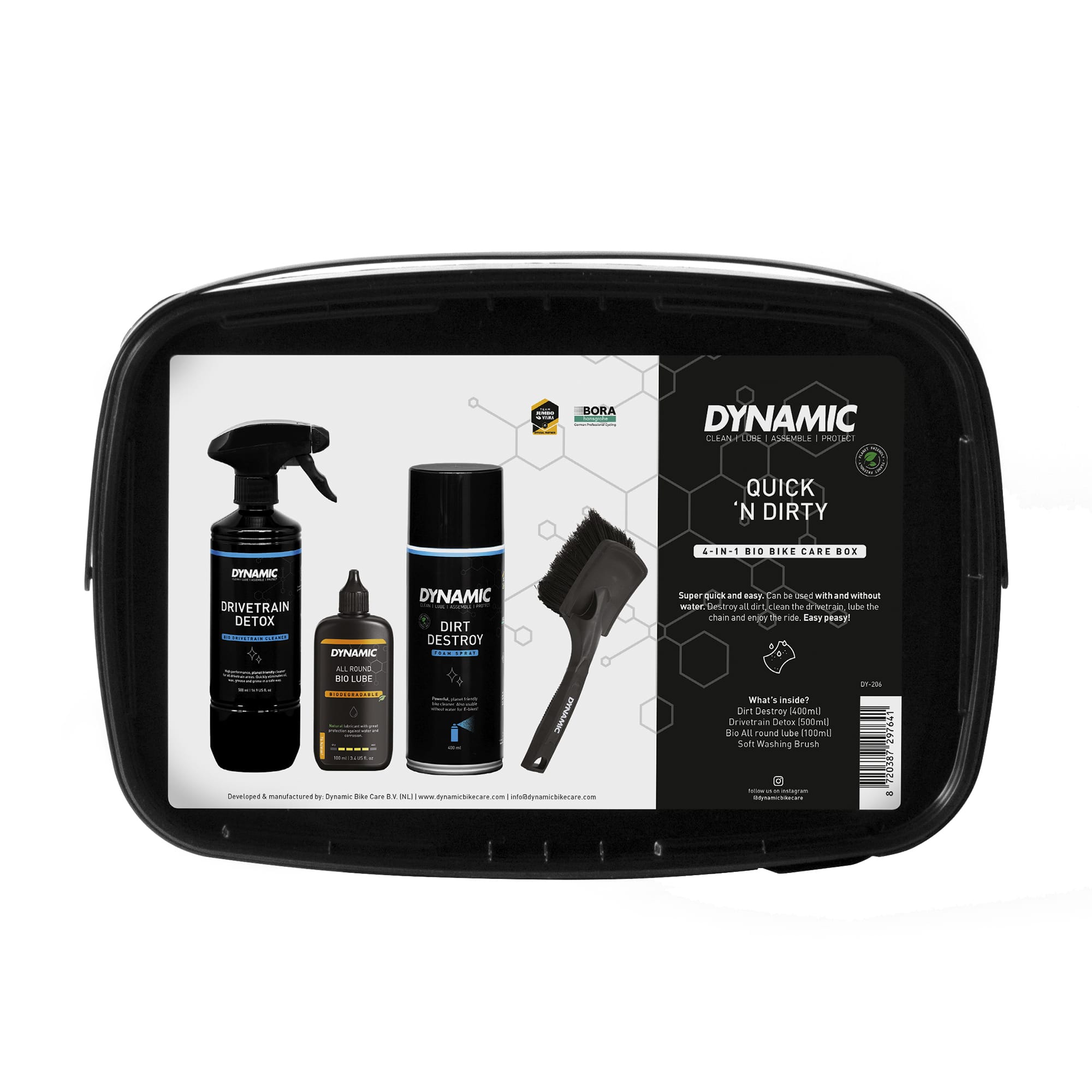 QUICK 'N' DIRTY-BIO BIKE CARE BOX – Dynamic premium cycling Bike Care Kits in India from Cobbled Climbs