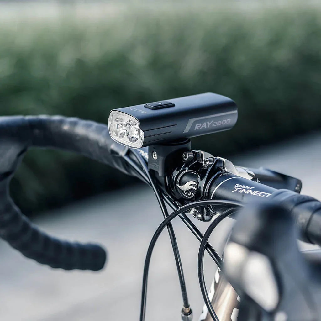 RAY 2600 FRONT LIGHT (BLACK) - Magicshine - Cobbled Climbs