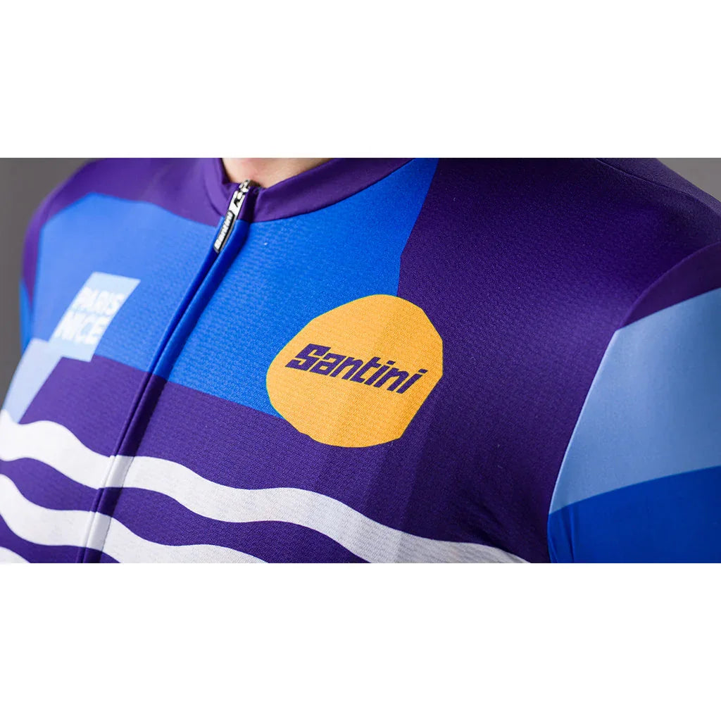 TDF PARIS NICE MENS CYCLING JERSEY - Santini - Cobbled Climbs