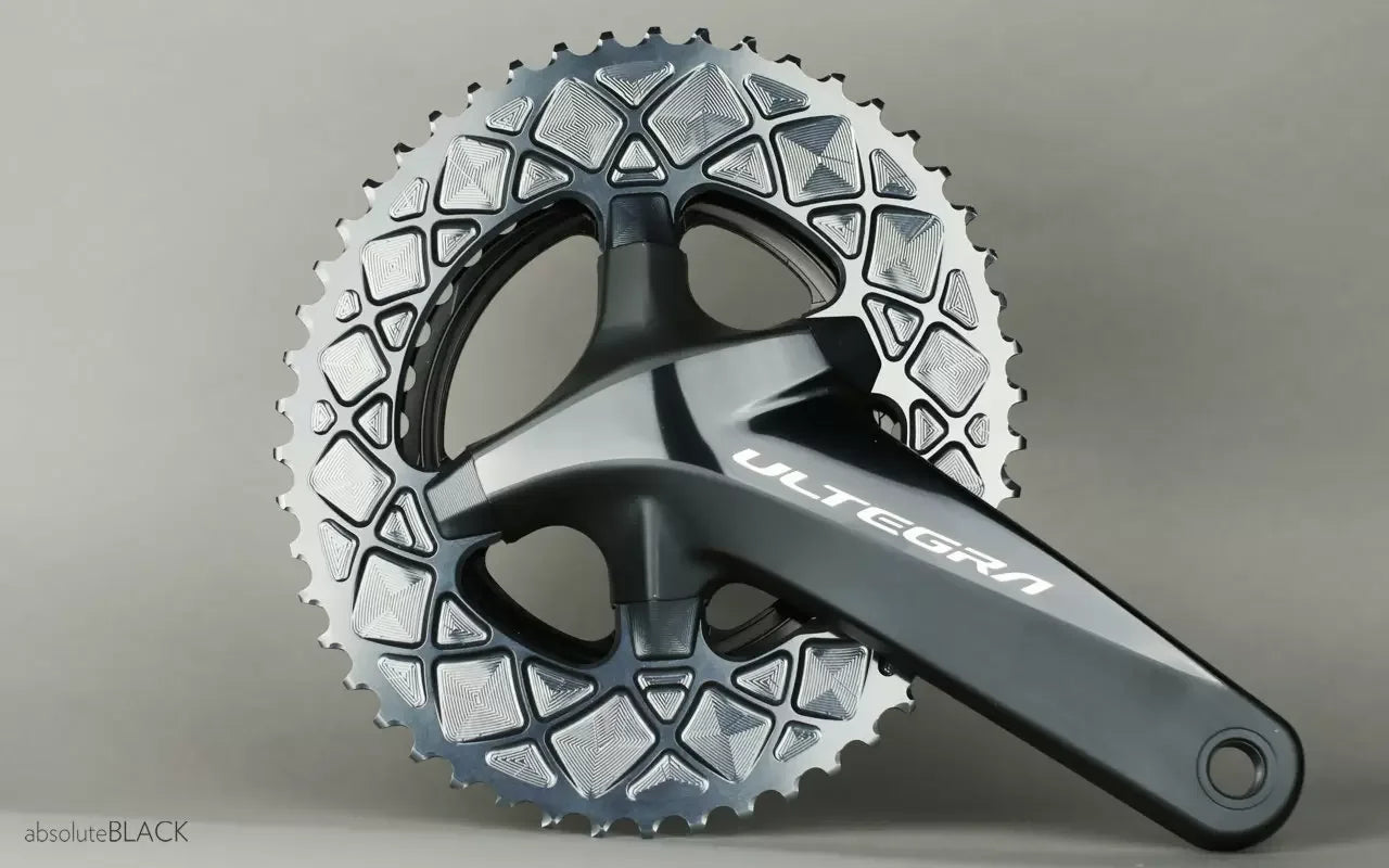 Ultegra 8000 Crank Bolt Cover - Absolute Black - Cobbled Climbs
