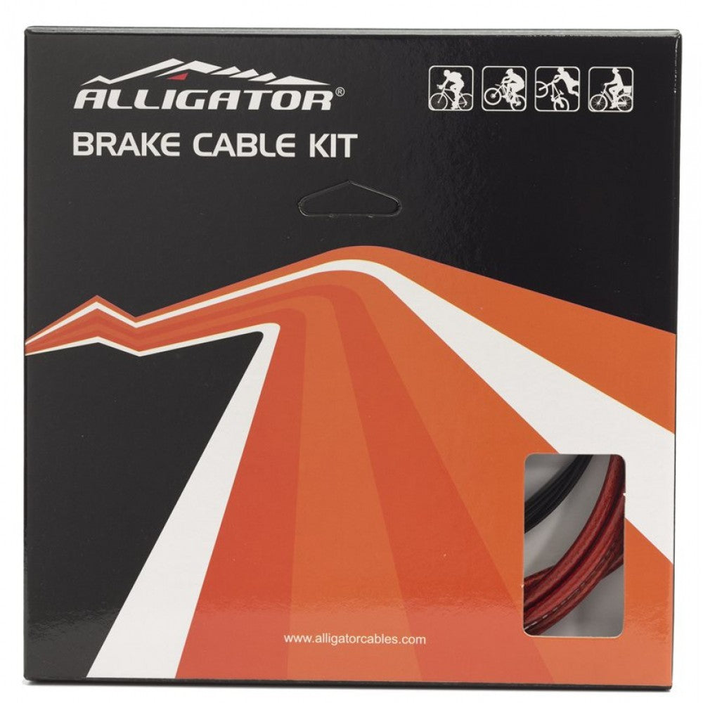 BRAKE CABLE KIT FOR ROAD AND MTB – Alligator premium cycling Brake Cable Kits in India from Cobbled Climbs