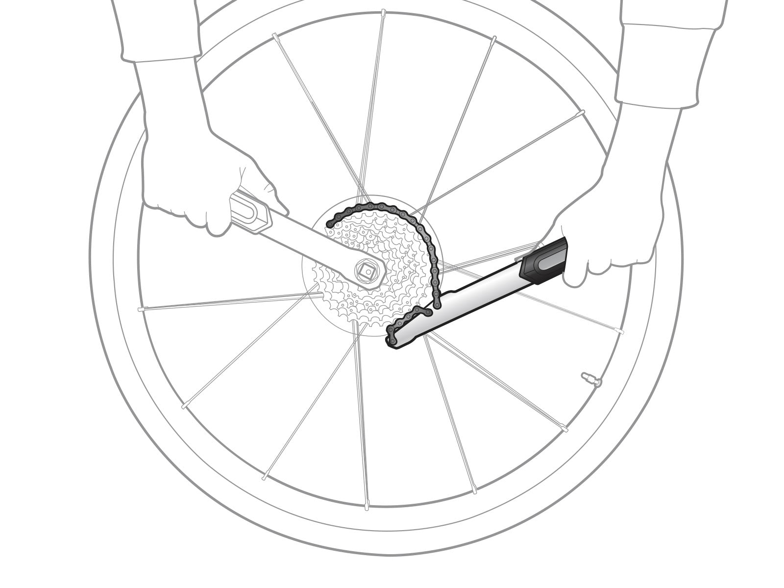 CHAIN WHIP SPROCKET REMOVER