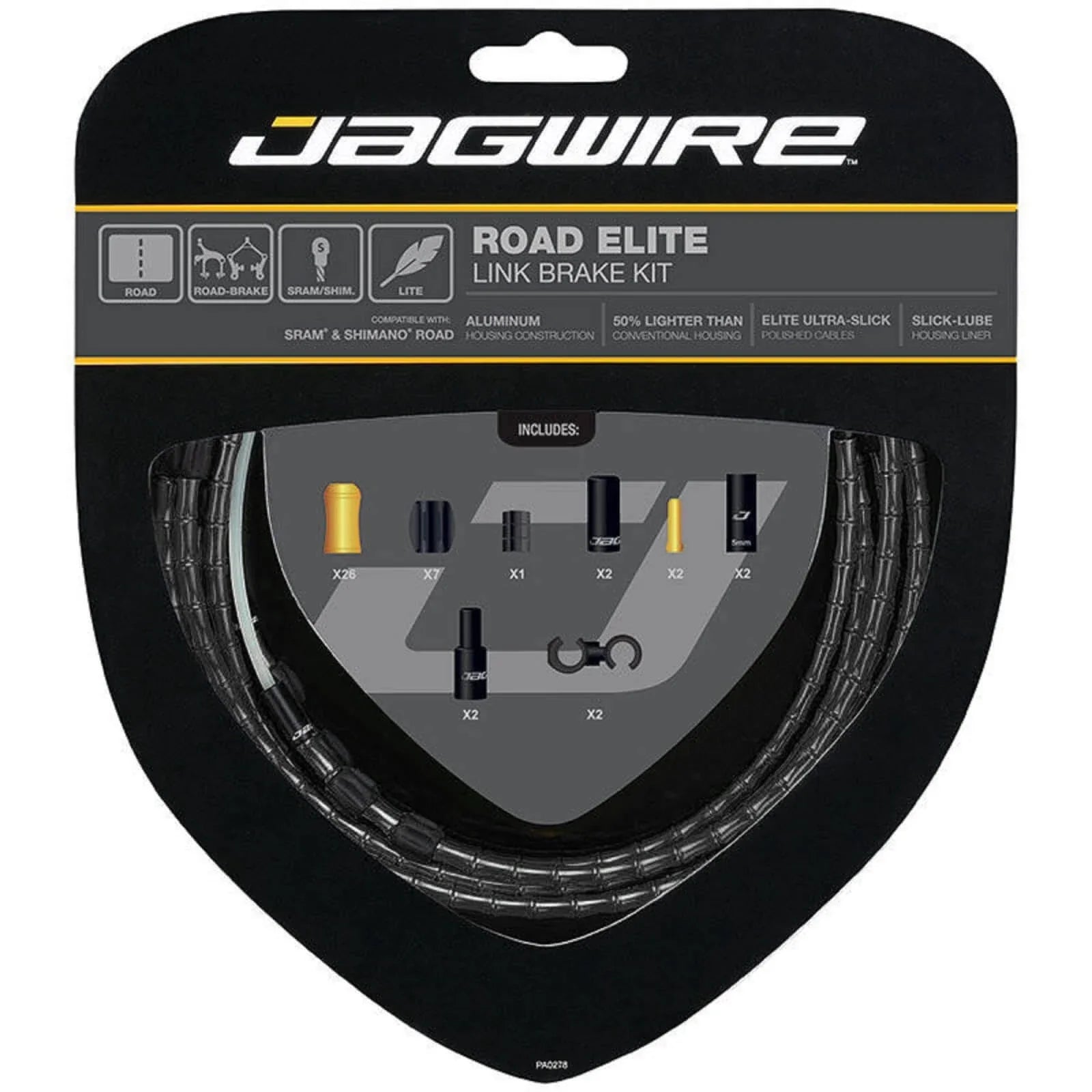 ROAD ELITE LINK BRAKE KIT – Jagwire premium cycling Brake Cable Housings in India from Cobbled Climbs